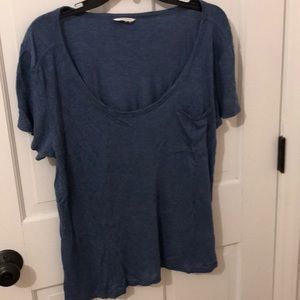 Club Monaco Scoop Neck Tee